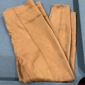 SPANX Suede Brown Leggings Size 2X
